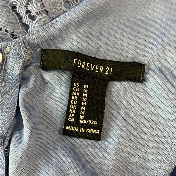 Periwinkle peplum top - Picture 8 of 8